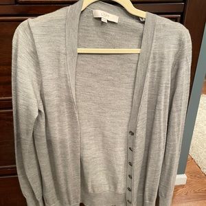 Loft grey cardigan